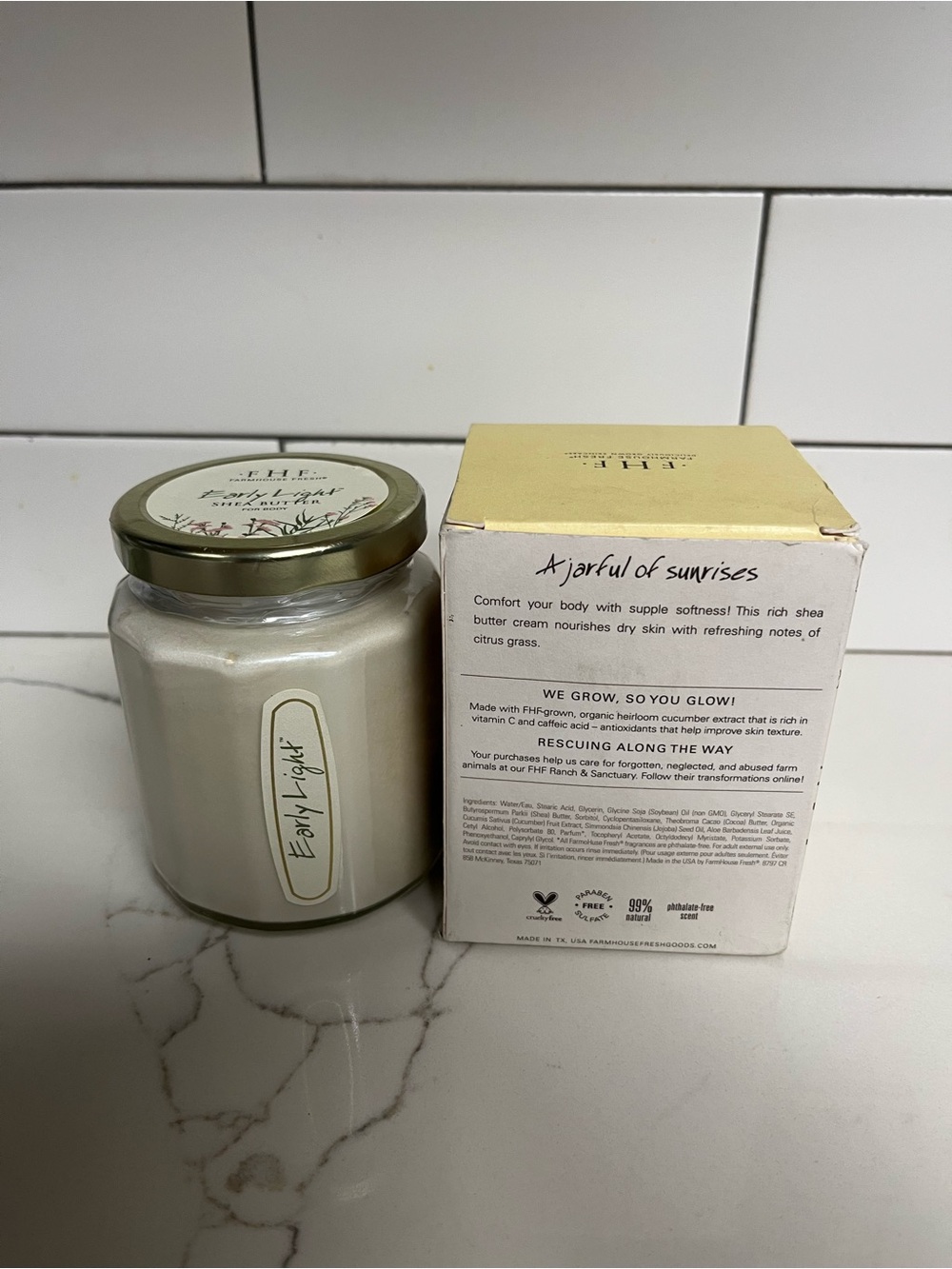 Farmhouse Fresh Bunny Kisses Shea Butter‎ Moisturizing Body Cream 8.75Oz Sealed - Picture 2 of 3